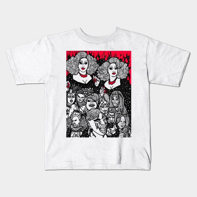 Dragula Kids T-Shirt by COLORaQUEEN